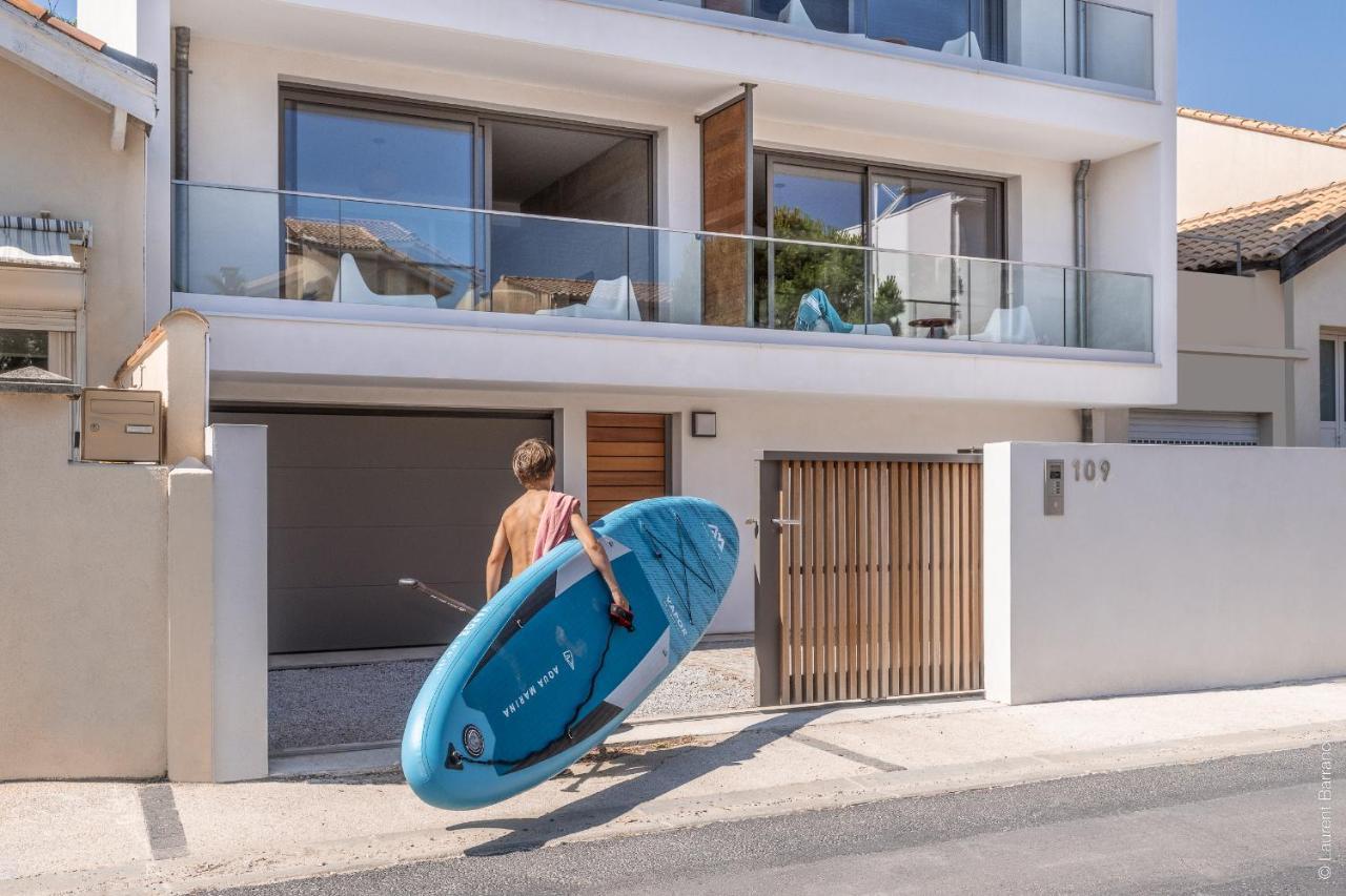 South-Of-France T2 Neuf Haut De Gamme, Climatise, Parking Gratuit, 2Eme Ligne Balcon 3 Carnon-Plage Exterior foto